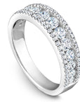 Three Row Diamond Band