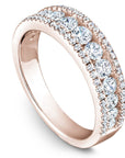 Three Row Diamond Band