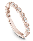 Milgrain Diamond Band