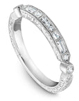 Diamond Set Engraved Band
