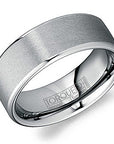 Tungsten Plain Two-Tone Ring