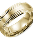 Brushed Centre with Beveled Sides