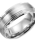 Brushed Centre with Beveled Sides