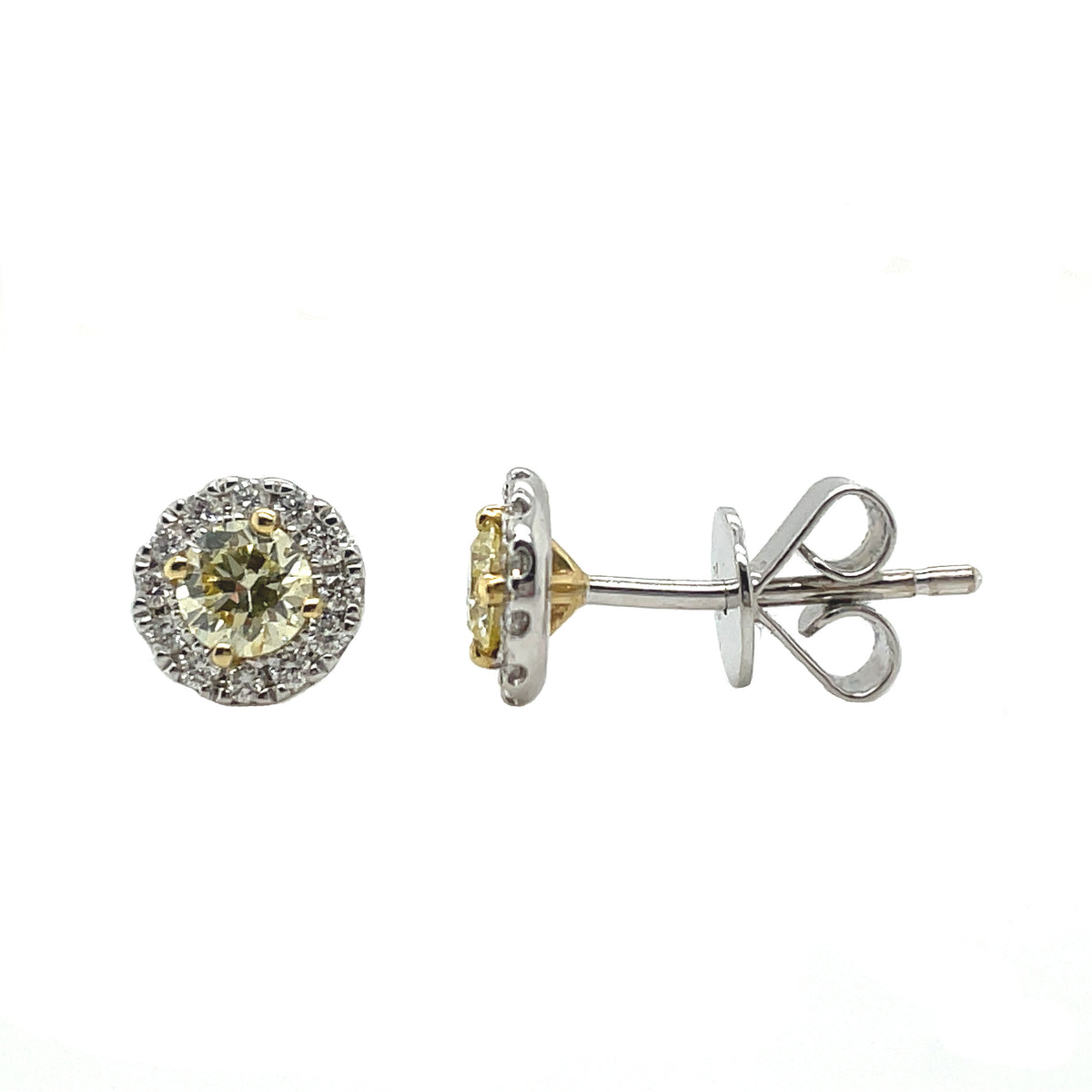 ETERNAL | 18ct Light Yellow Diamond Earrings