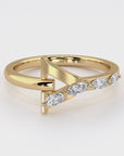 Y | Yellow Diamond Encrusted Band