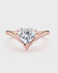 Heart Diamond Shaped Ring
