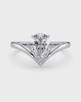 Pear Diamond Shaped Ring