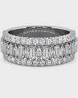 Fancy Cut Diamond Band