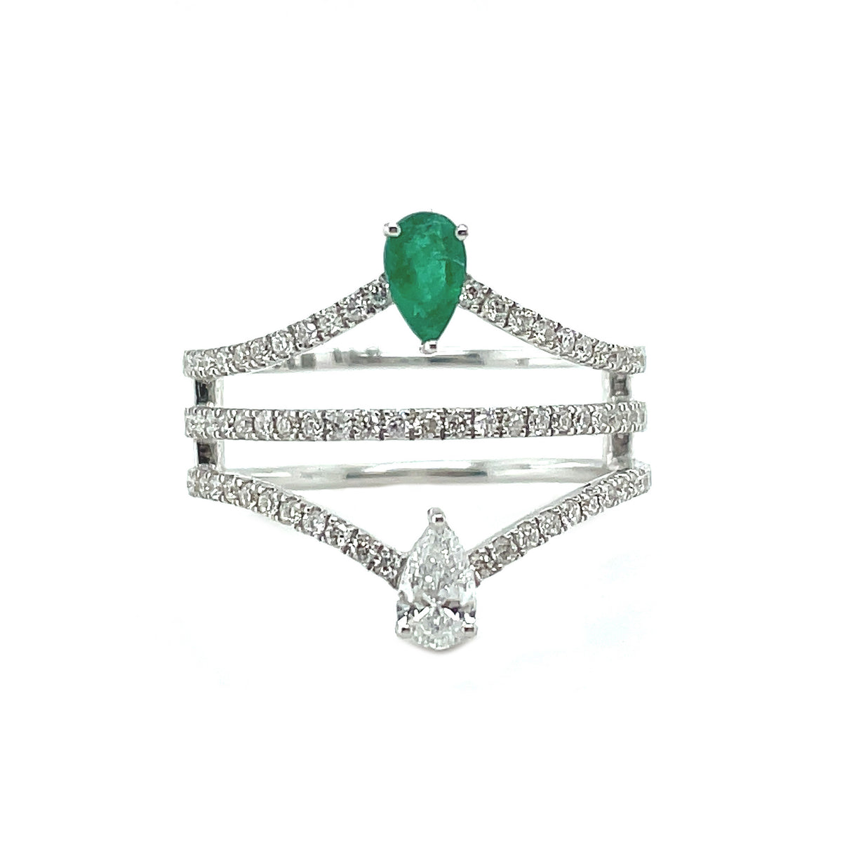 ETERNAL | Emerald Pear Ring