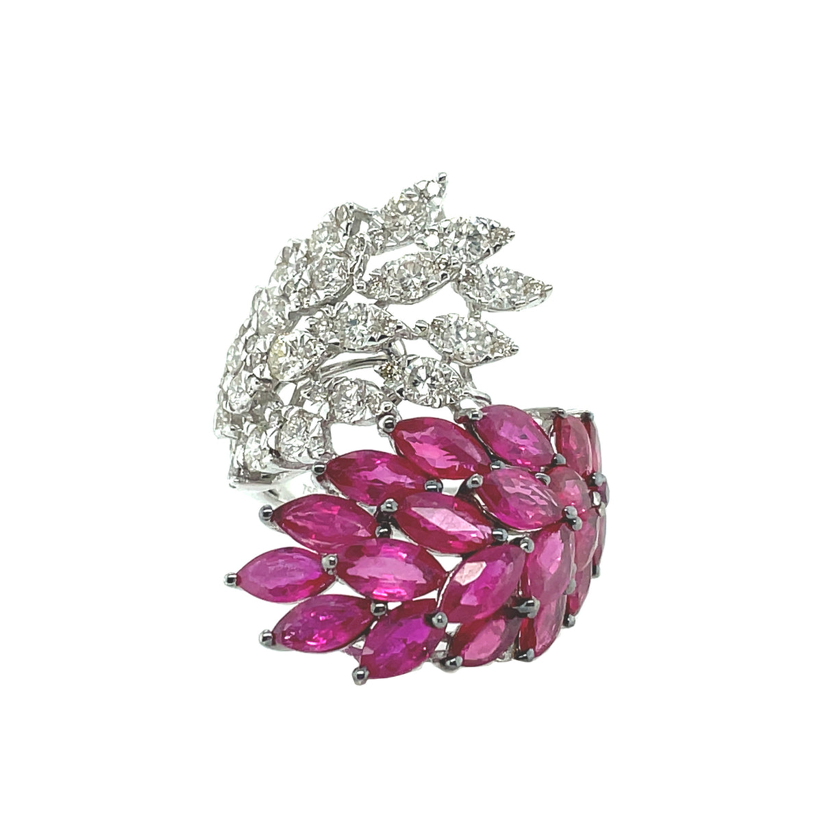 ART | Ruby Twin Winged Ring