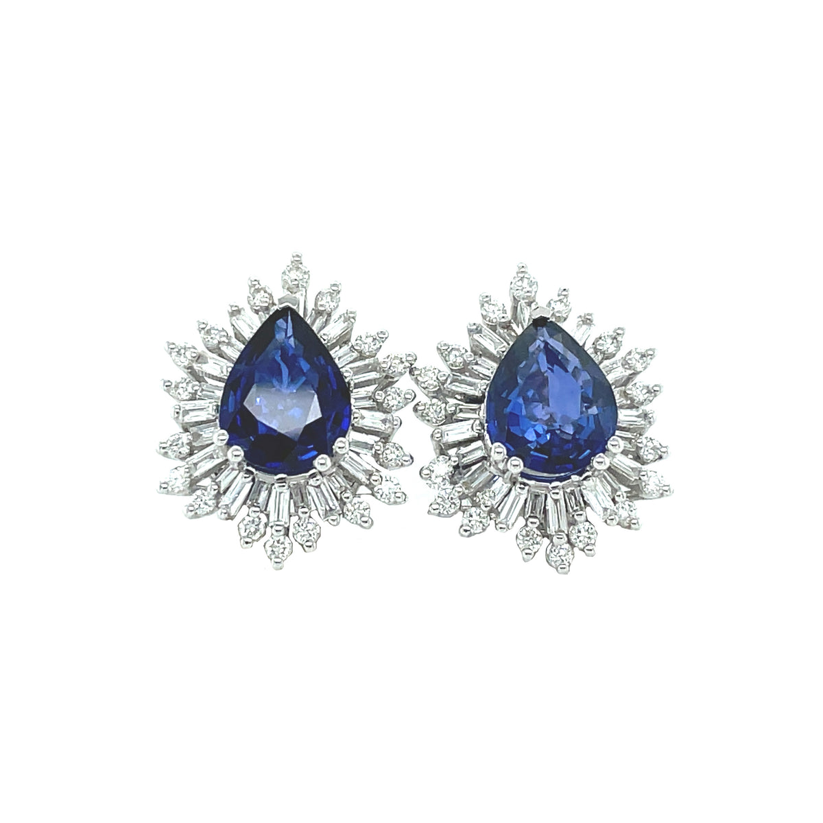 ART | Sapphire Diamond Earrings