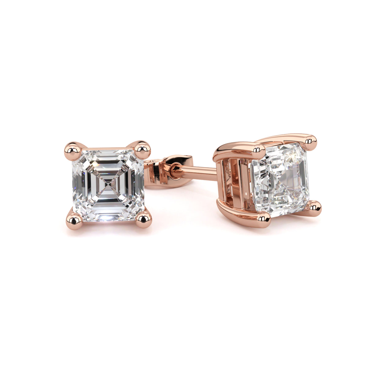 REGAL | Asscher Diamond Earrings