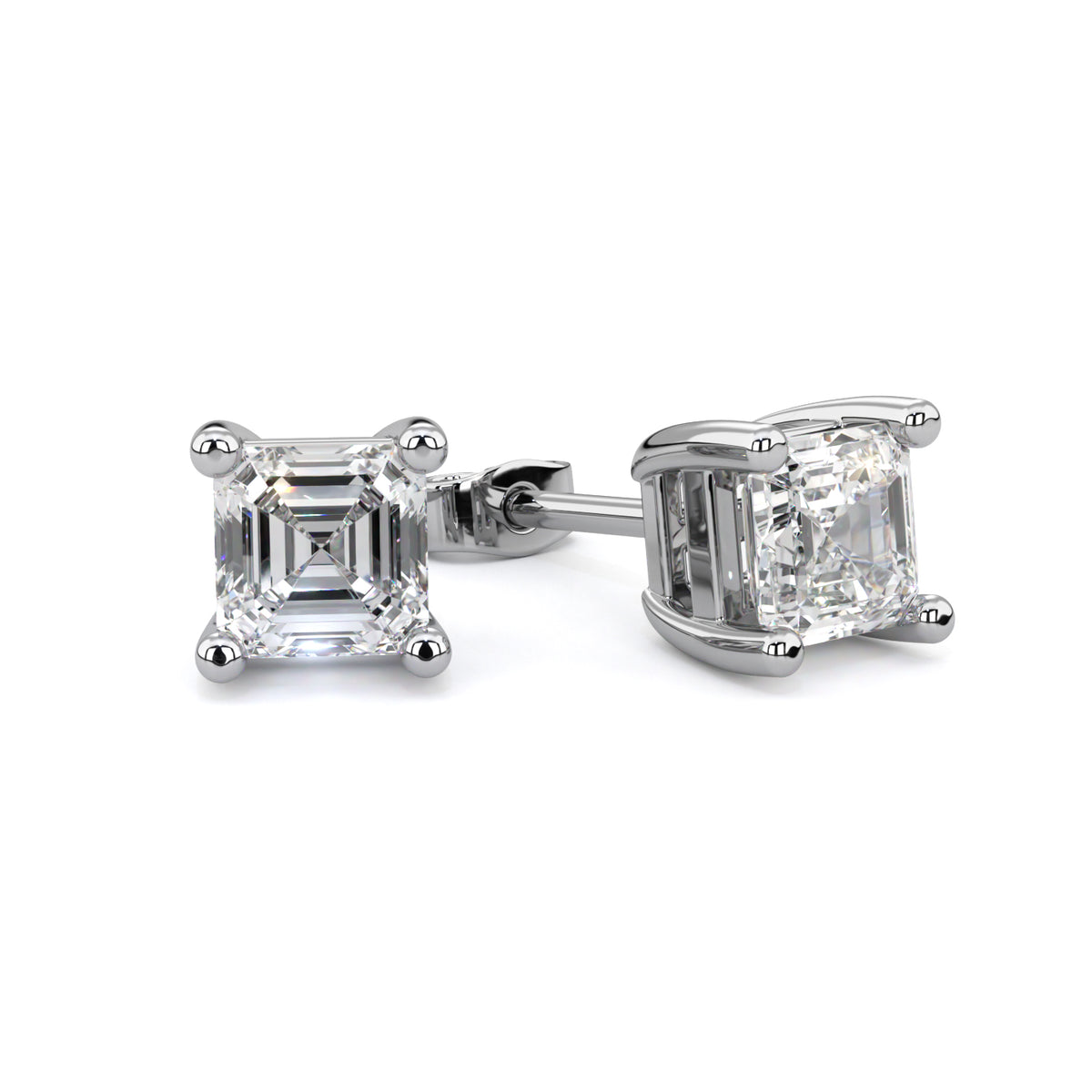 REGAL | Asscher Diamond Earrings