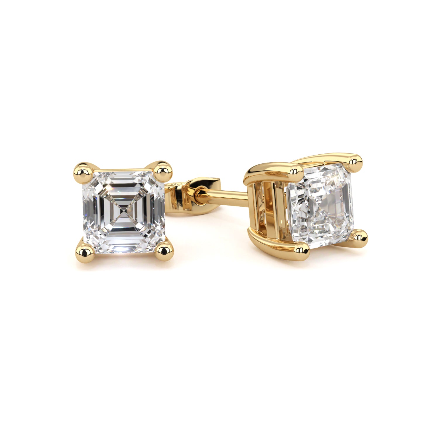 REGAL | Asscher Diamond Earrings