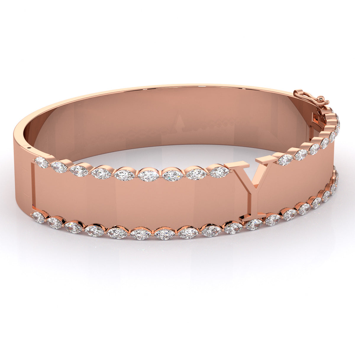 Y | Rose Marquise Bangle