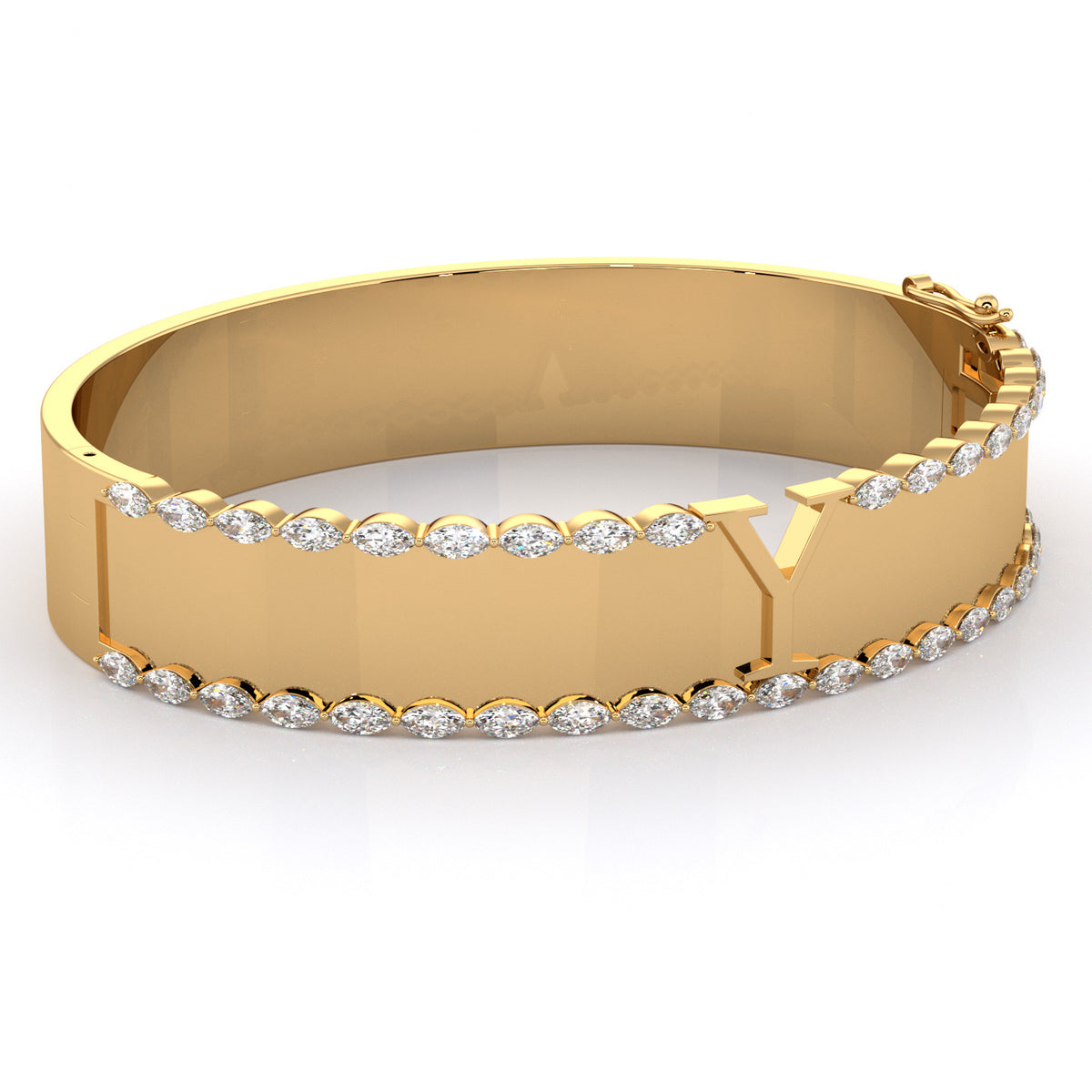 Y | Yellow Marquise Bangle