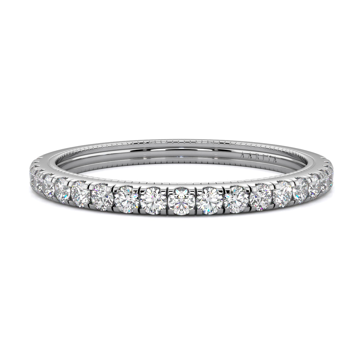 Milgrain Diamond Band