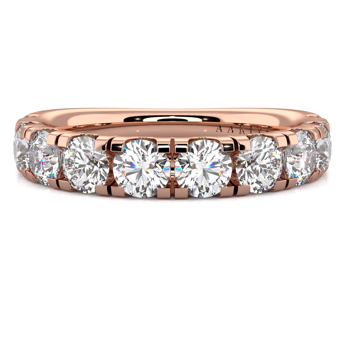 Round Diamond Set Band