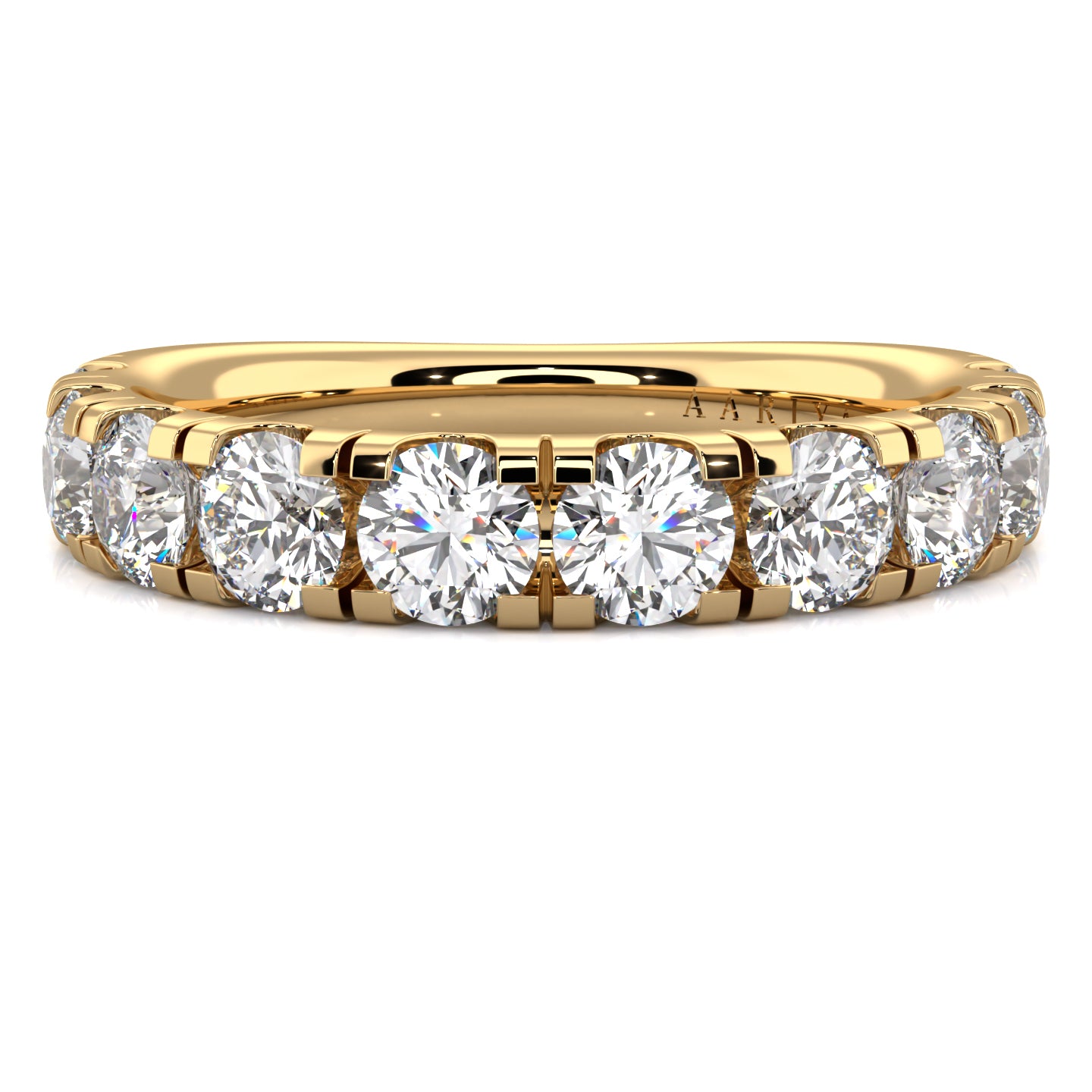 Round Diamond Set Band