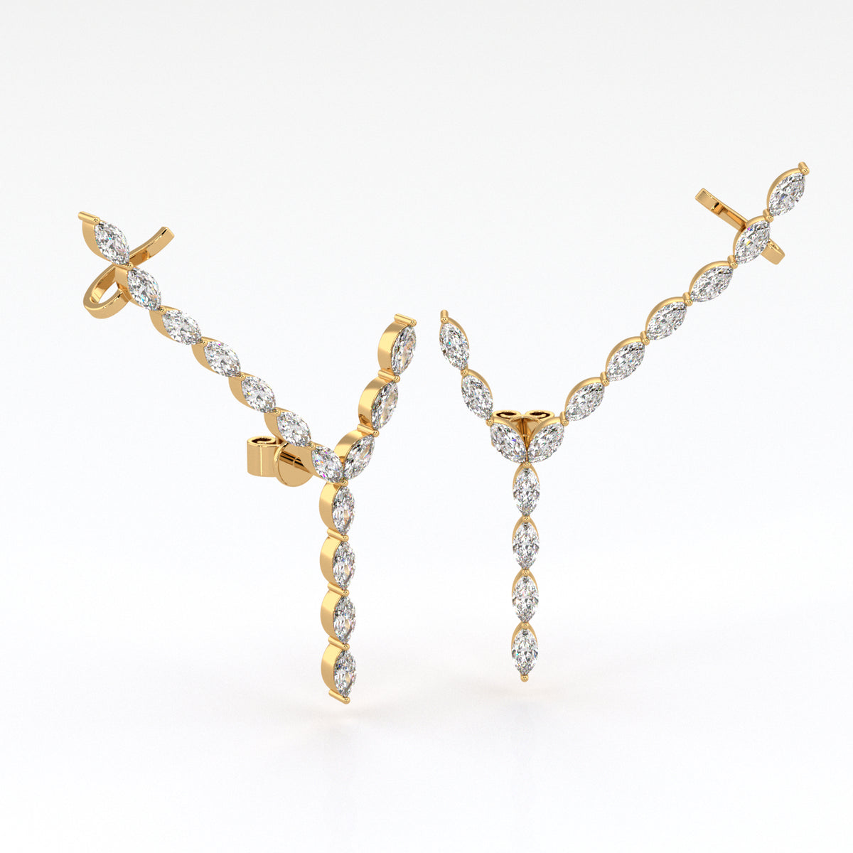 Y | Yellow Marquise Earrings