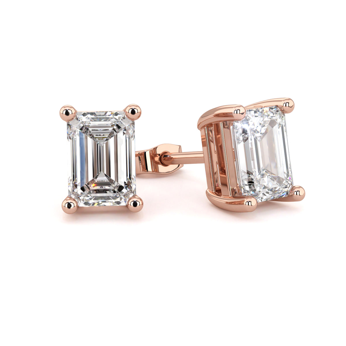 REGAL | Emerald Diamond Earrings