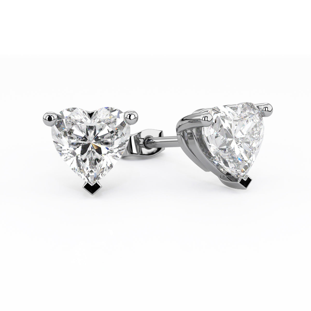 REGAL | Heart Diamond Earrings