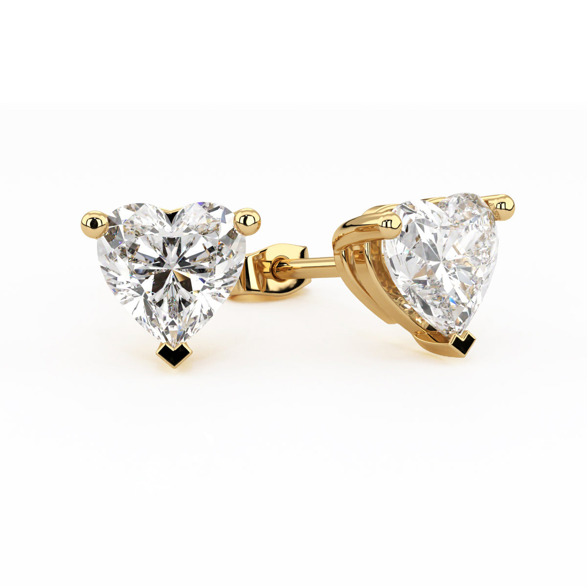 REGAL | Heart Diamond Earrings
