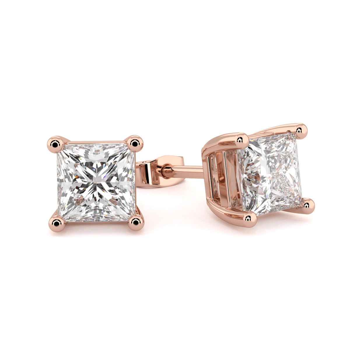 REGAL | Princess Diamond Earrings