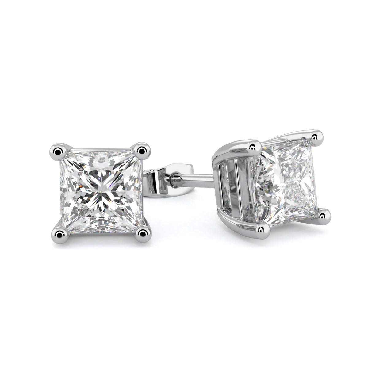 REGAL | Princess Diamond Earrings