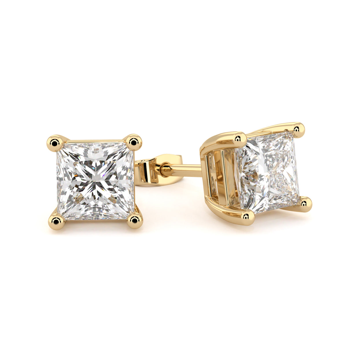 REGAL | Princess Diamond Earrings