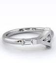 Y | White Gold Baguette Band