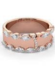 Y | Rose Diamond Band
