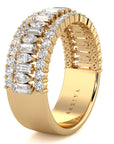 Fancy Cut Diamond Band