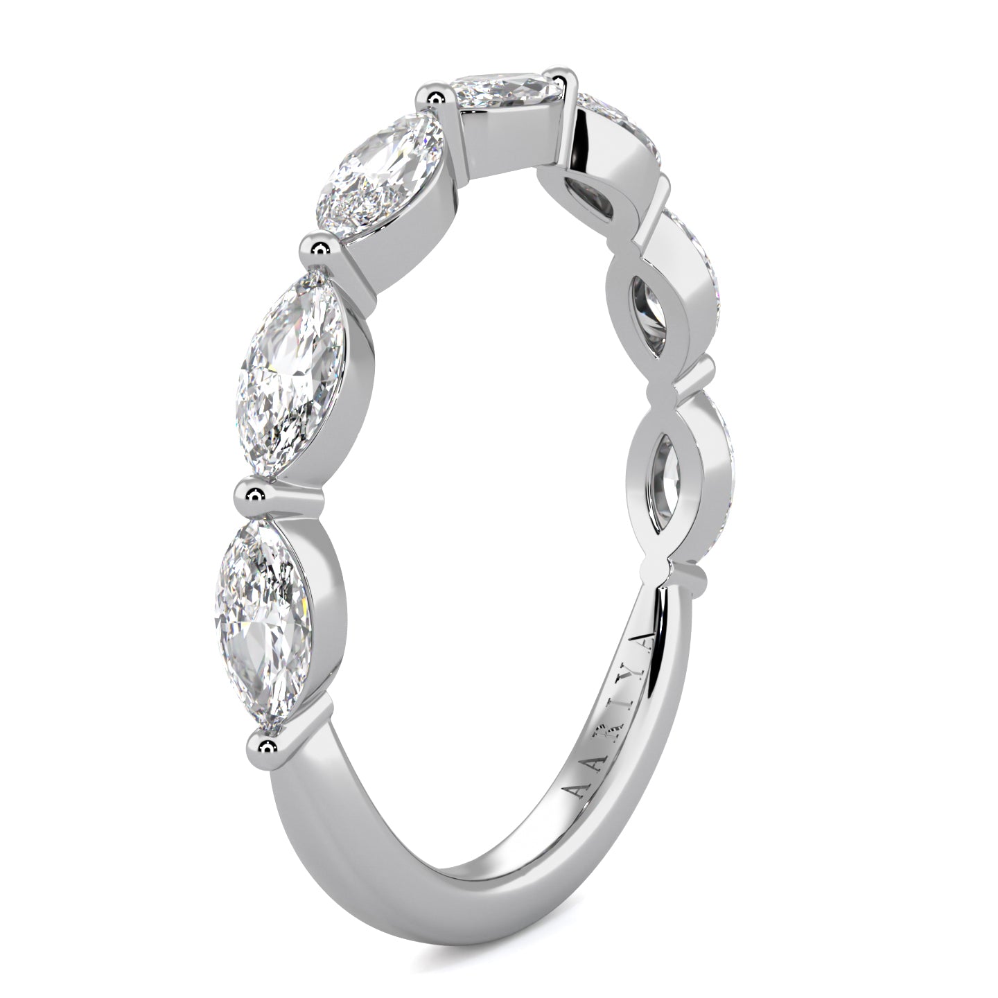 Marquise Diamond Band