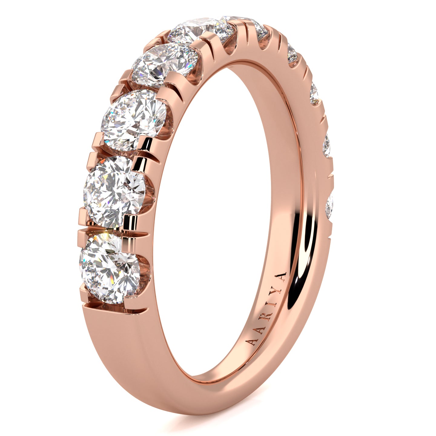 Round Diamond Set Band