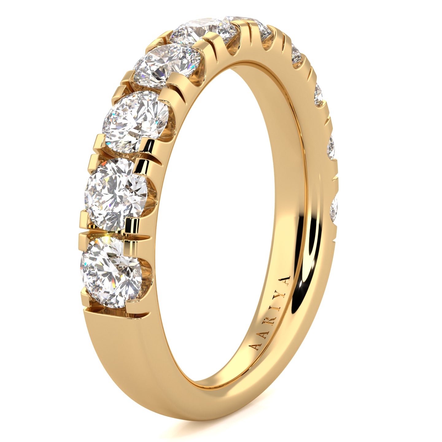 Round Diamond Set Band