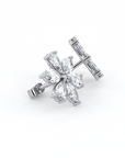 Floral | Pear & Marquise Cut Diamond Earrings