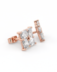 Floral | Radiant Diamond Earrings