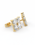 Floral | Radiant Diamond Earrings