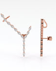 Y | Rose Marquise Earrings