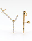 Y | Yellow Marquise Earrings