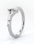 Y | White Gold Baguette Band