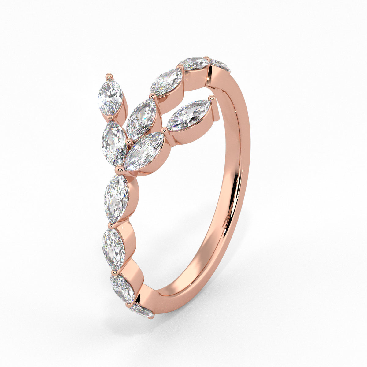 Y | Rose Gold Marquise Band