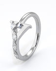 Y | White Diamond Encrusted Band