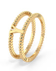 Y | Yellow Diamond Dot Band