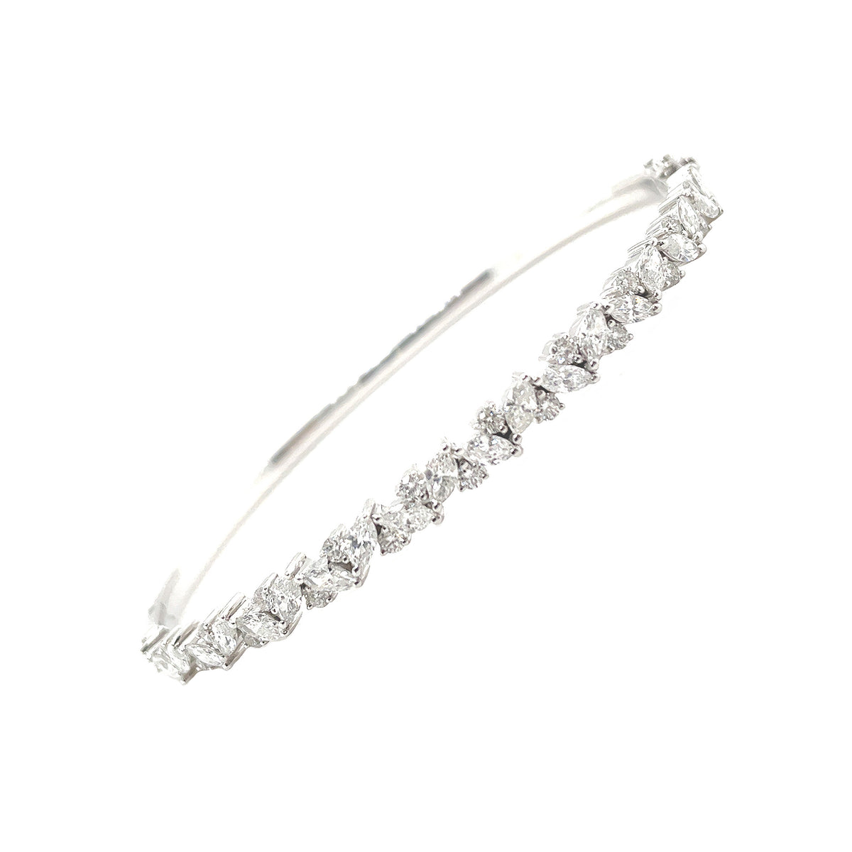 ART | Marquise and Round Diamond Bangle