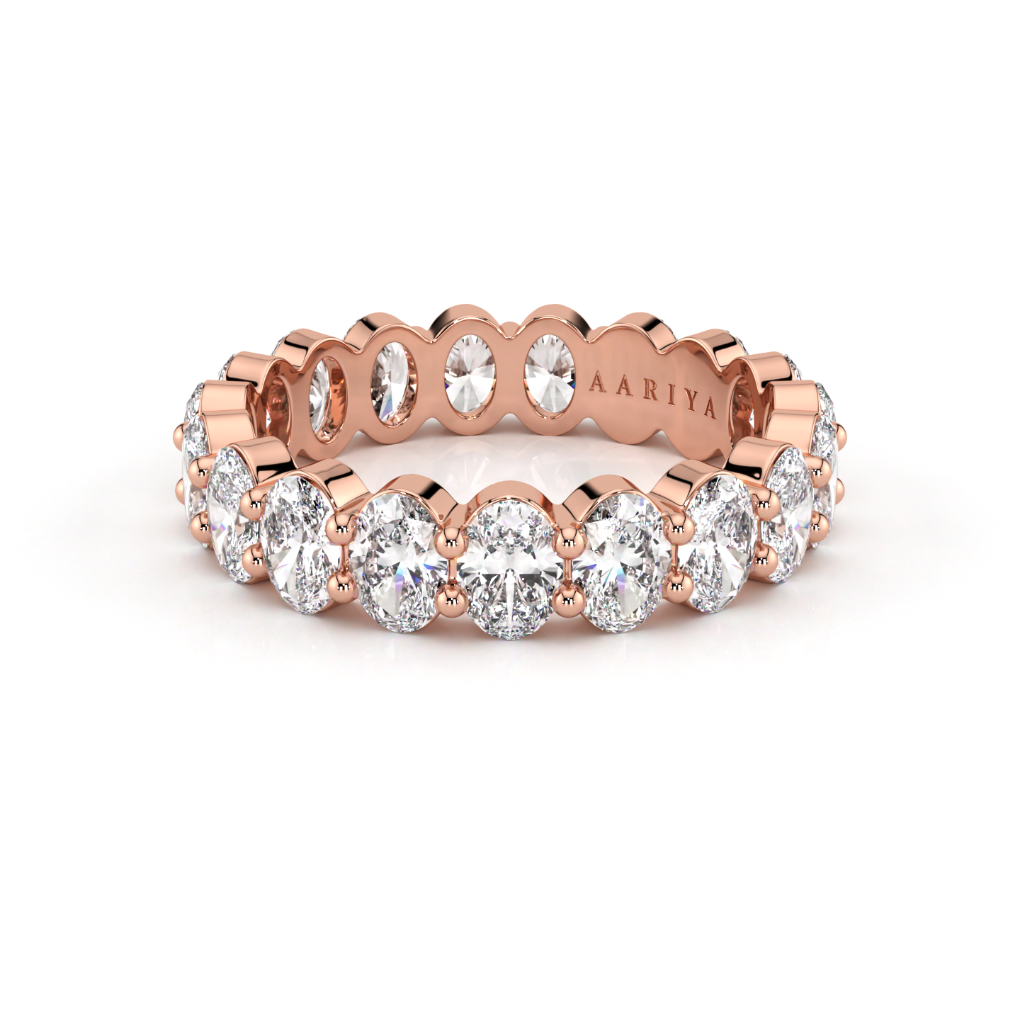 Oval Diamond Band 100