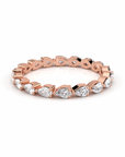 Pear Diamond Band 100