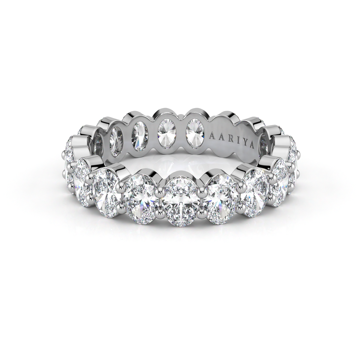 Oval Diamond Band 100
