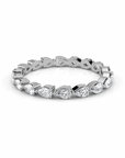 Pear Diamond Band 100